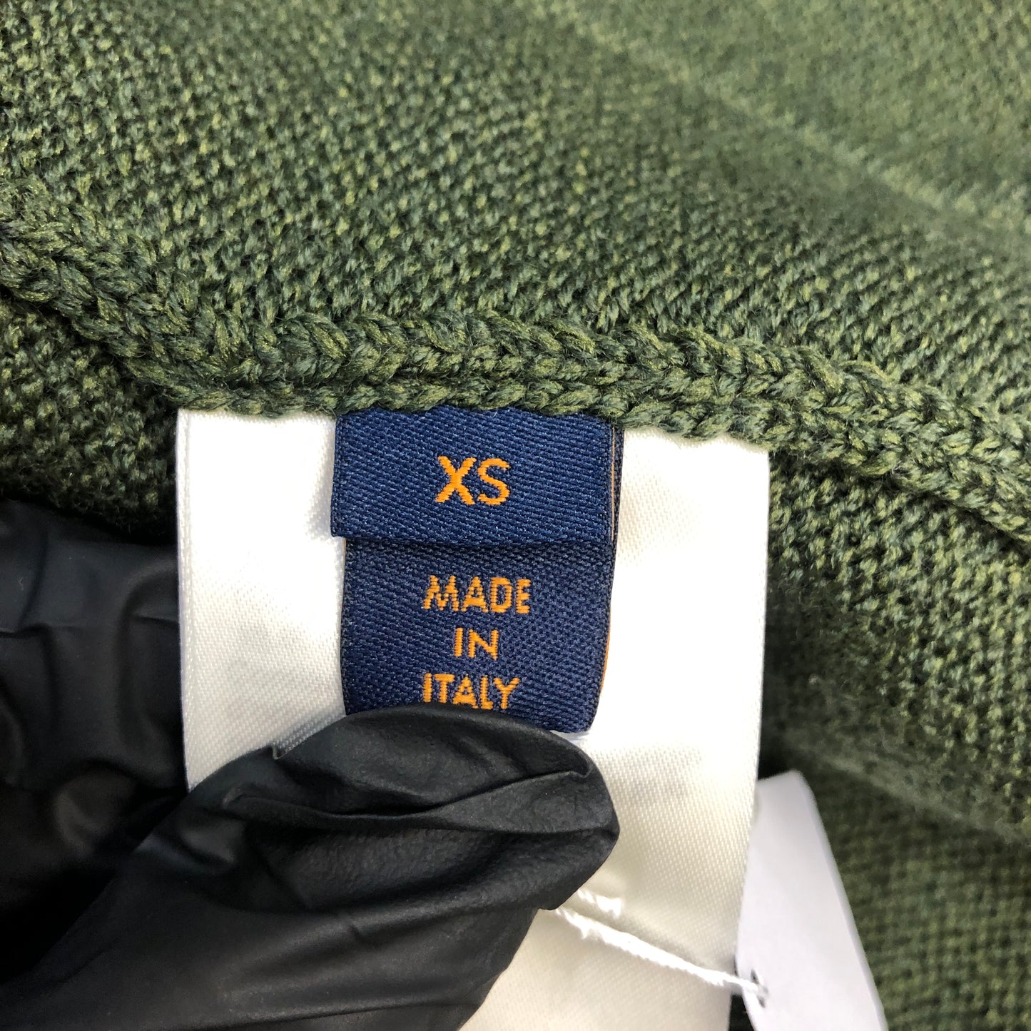 Louis Vuitton Dark Green Tiger Intarsia Cardigan Size XS