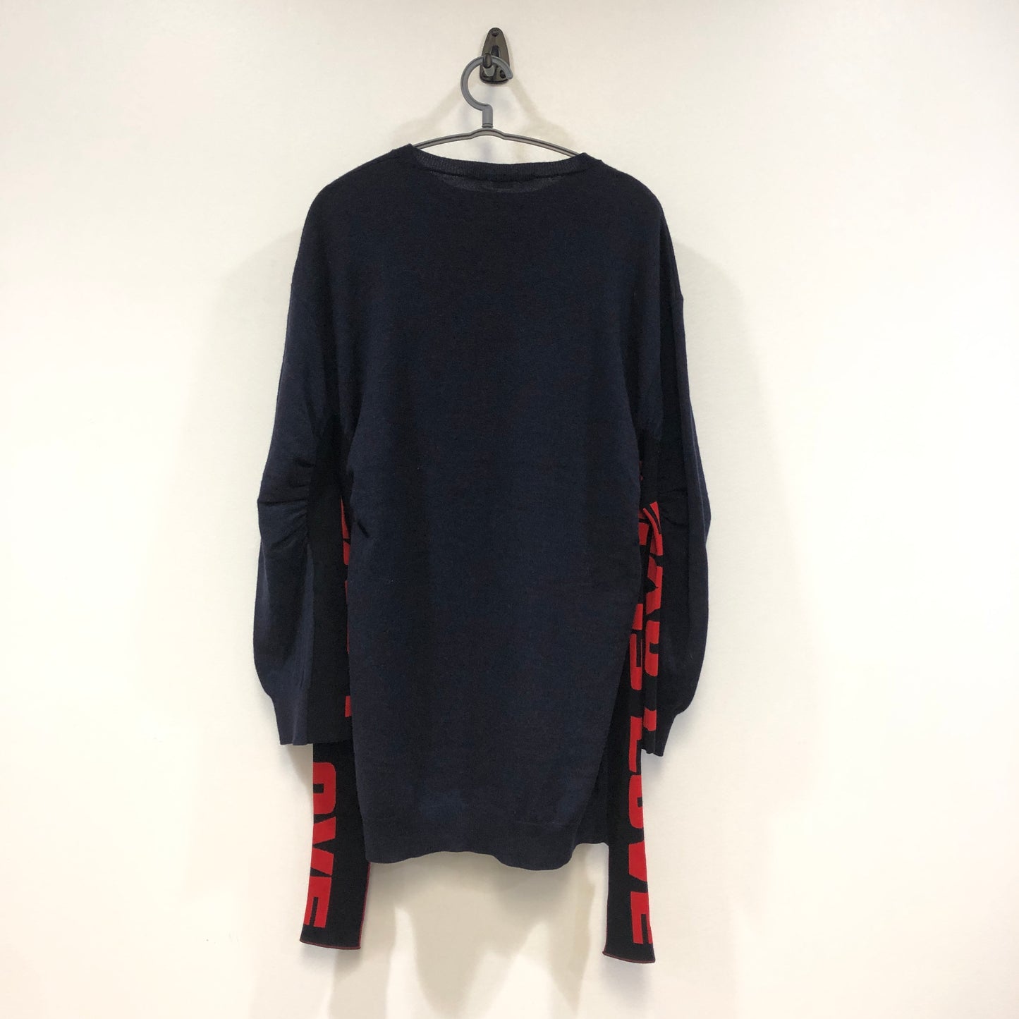 Stella McCartney Knit Sweater Size 40 Navy Blue/Red