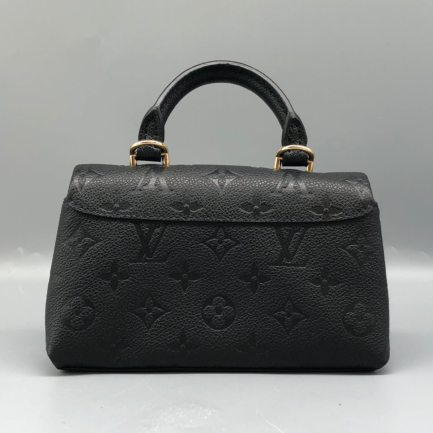 Louis Vuitton Madeleine Nano Monogram Empreinte Shoulder Bag Black