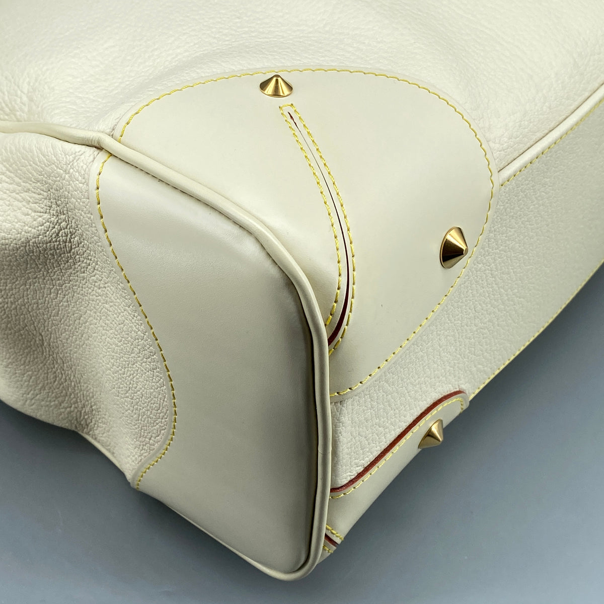 Louis Vuitton Cream Suhali Leather Le Majestueux Tote Bag