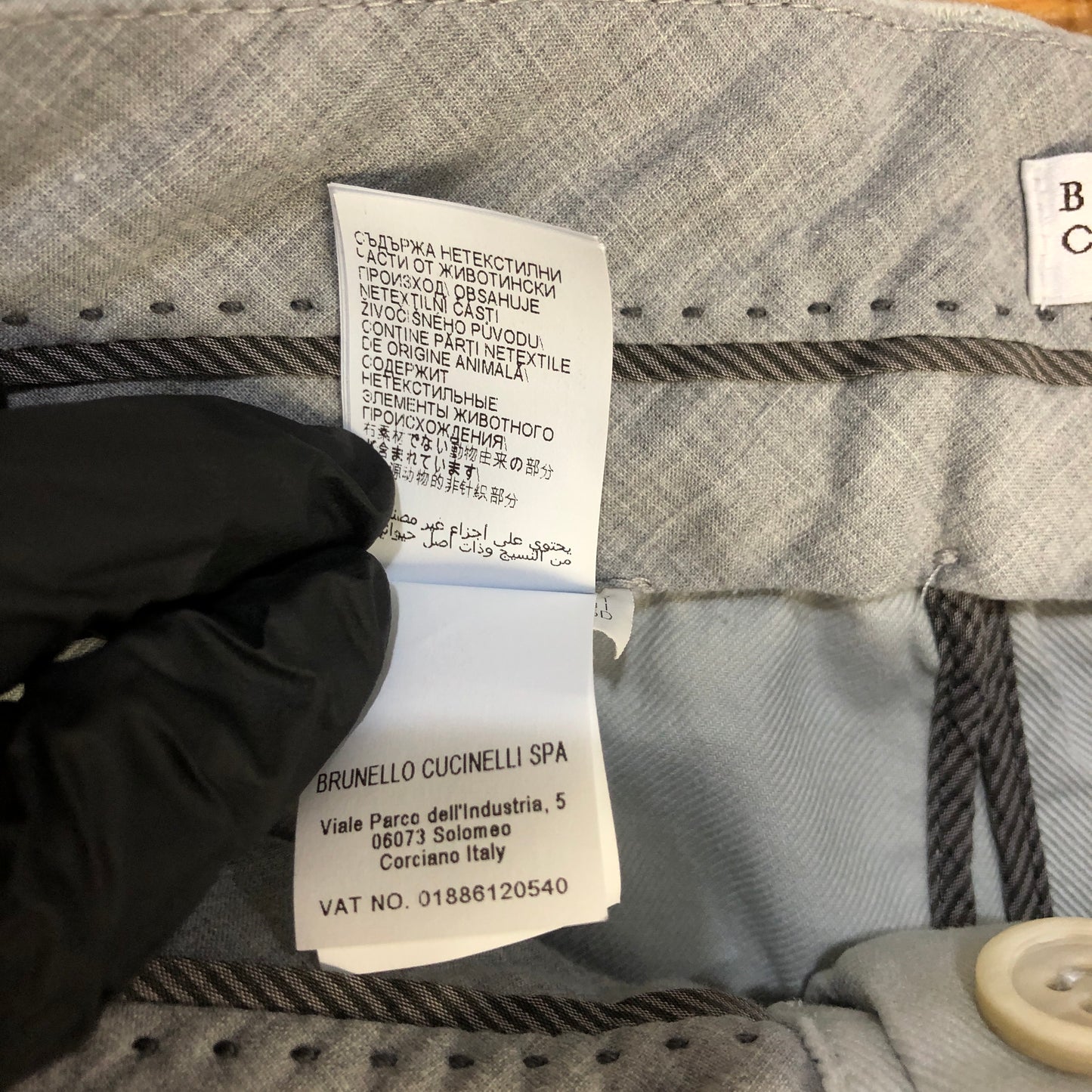 Brunello Cucinelli Light Blue Pleated Cropped Trousers Size 38