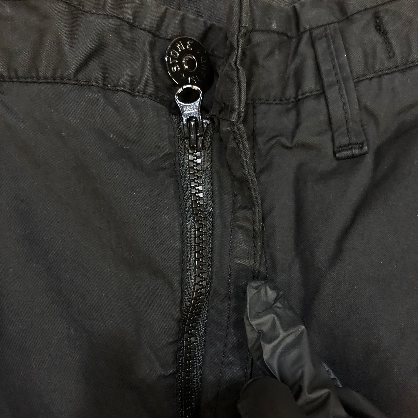 Stone Island Cargo Pants Size W28 Black