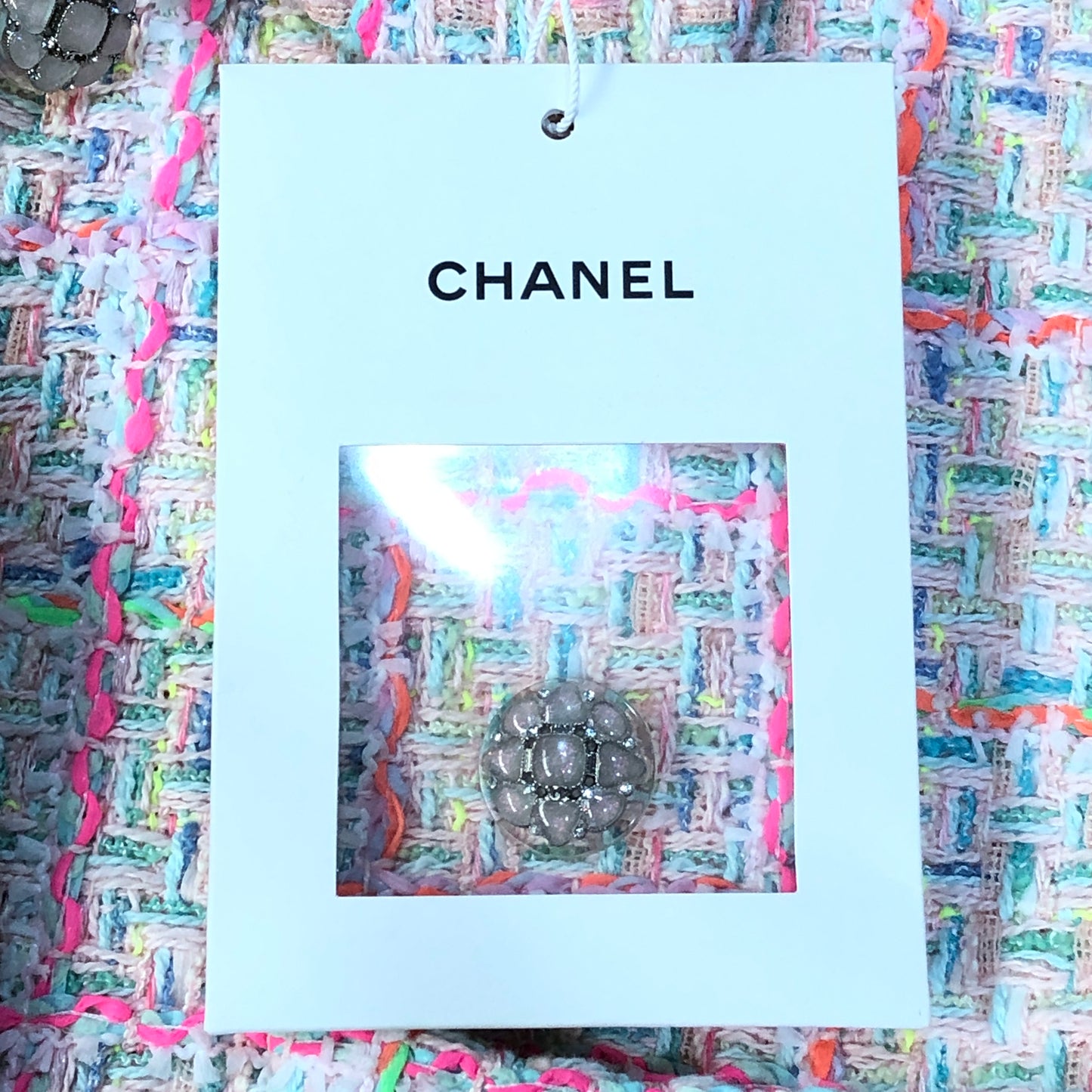 Chanel multi-color plaid size 36