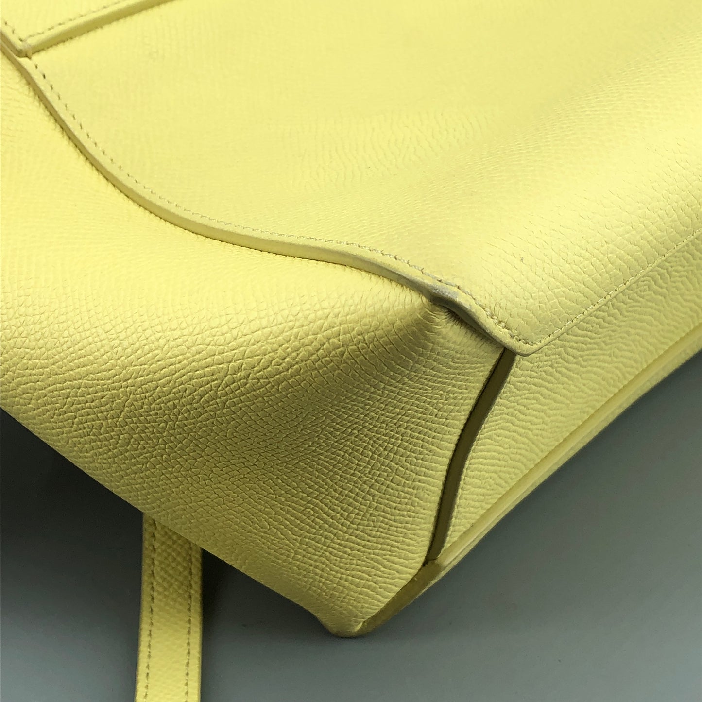 Celine Nano Belt Bag Leather Handbag Light Yellow