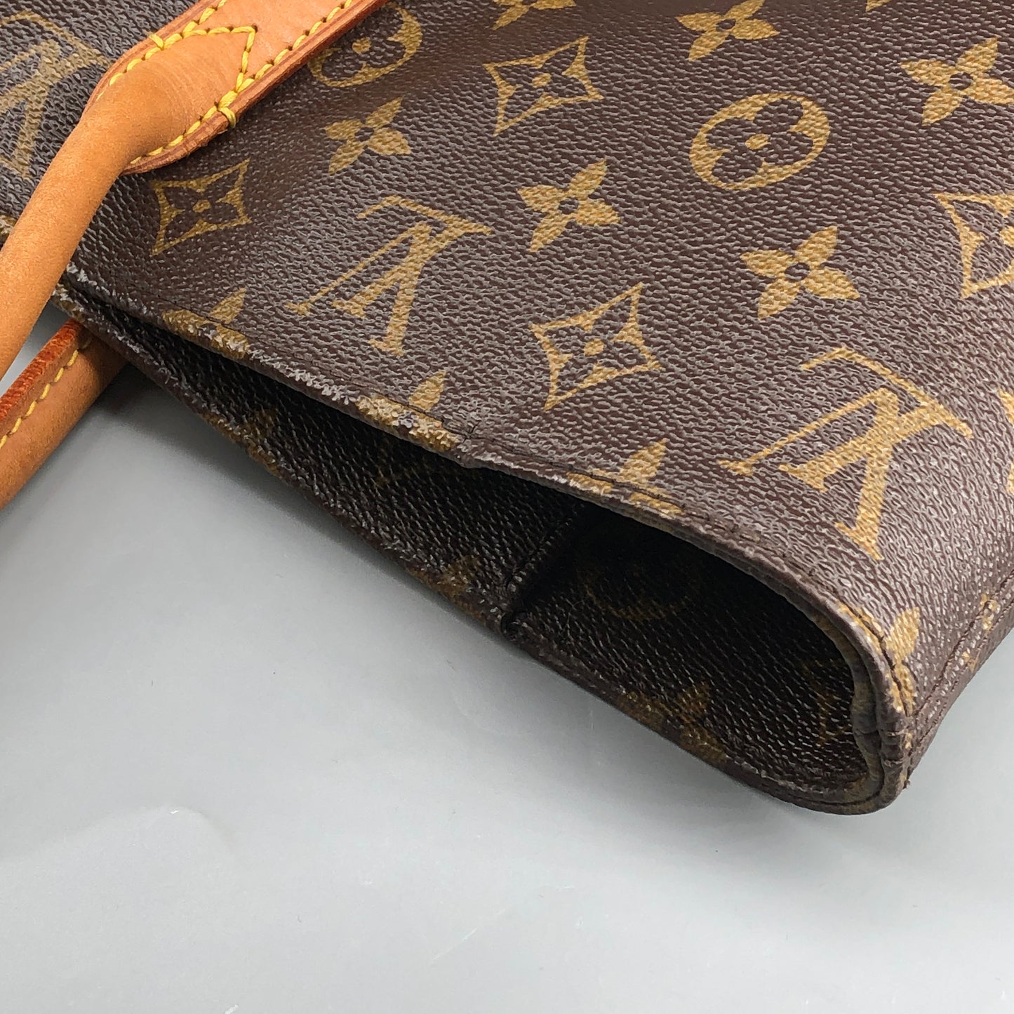 Louis Vuitton Monogram Canvas Tote Bag Brown