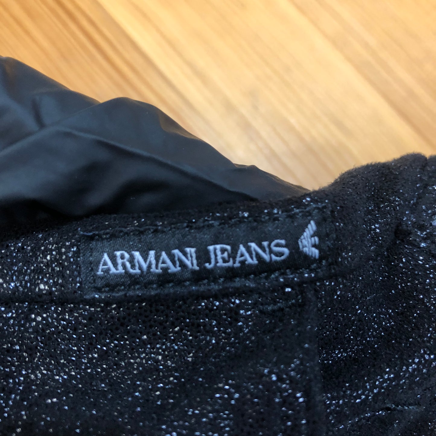 Armani Jeans Black Slim Skinny Denim Jeans Size 26