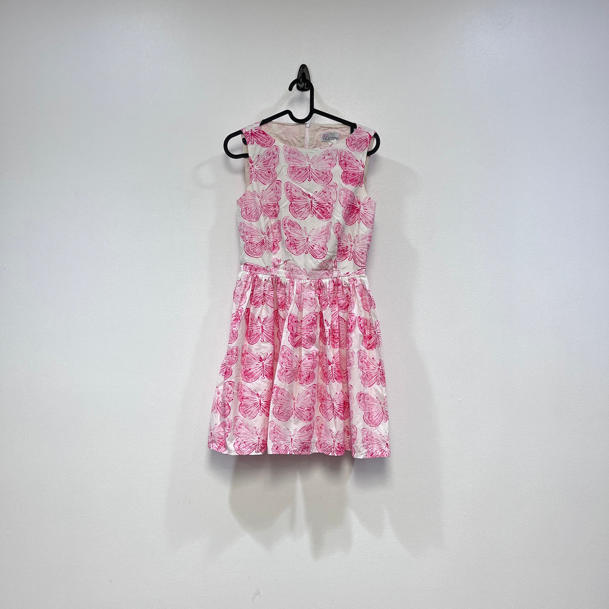 Red Valentino Sleeveless Dress size 38 pink white print
