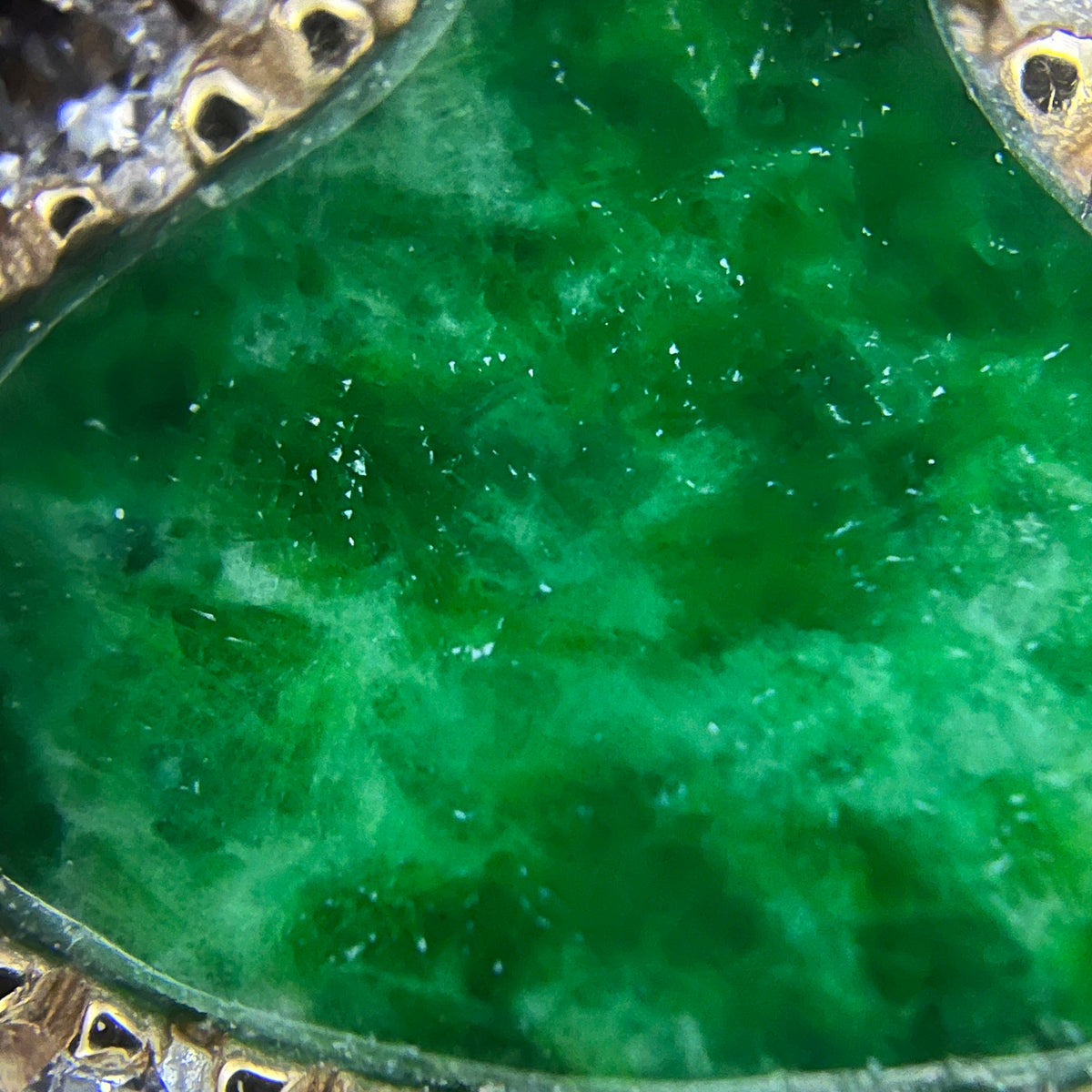 Qeelin Wulu Imperial Green Jade & Diamond 18K Rose Gold Necklace