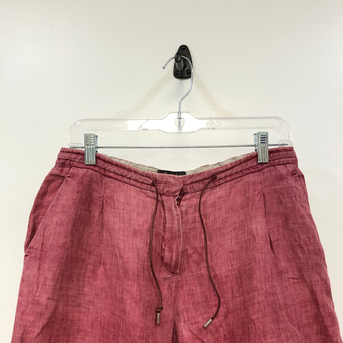 Loro Piana Dusty Rose Linen Shorts Size 42