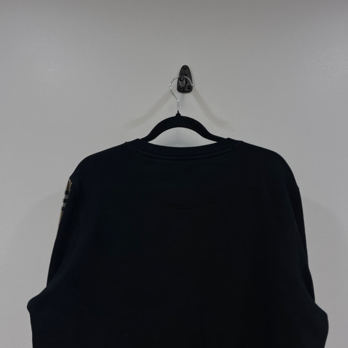 Burberry Black Crew Neck Sweatshirt Size L