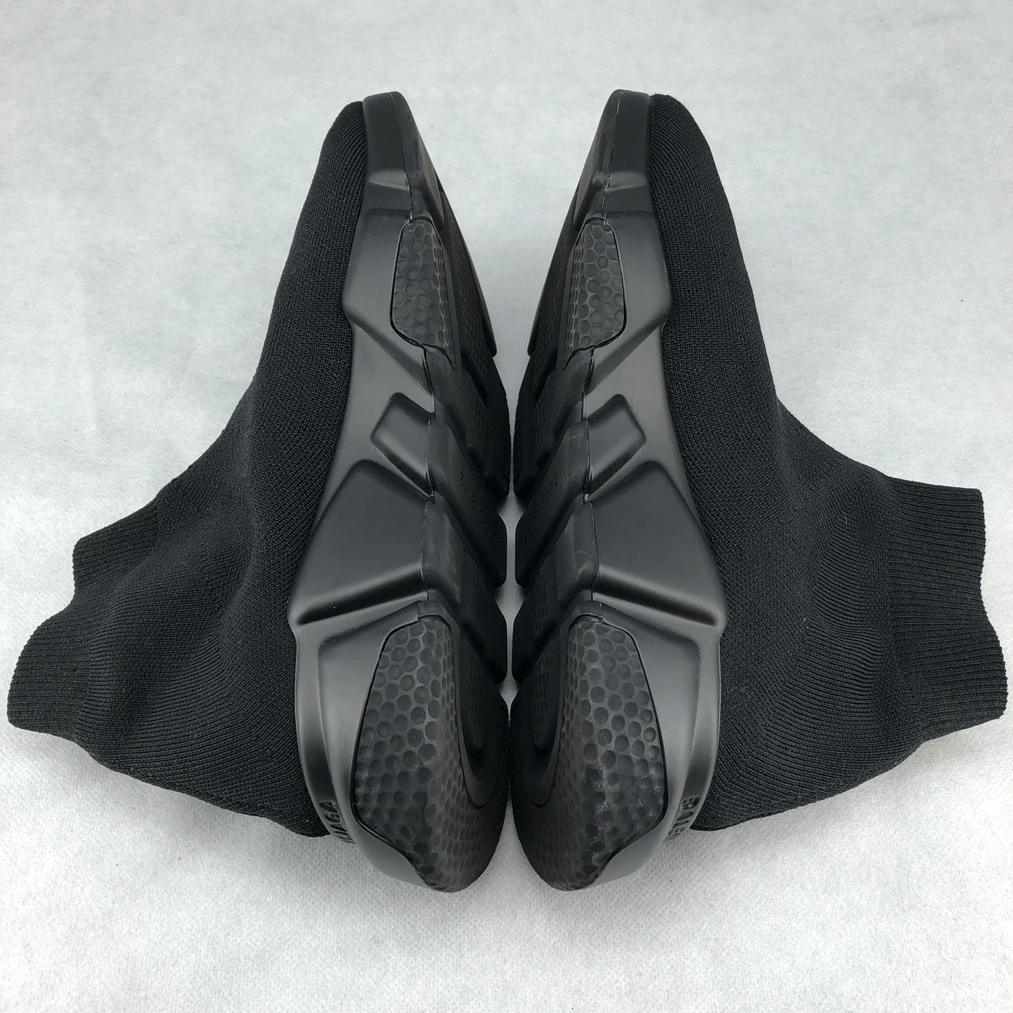 Balenciaga Women's Speed Knit Sock Sneakers Size 37 All Black