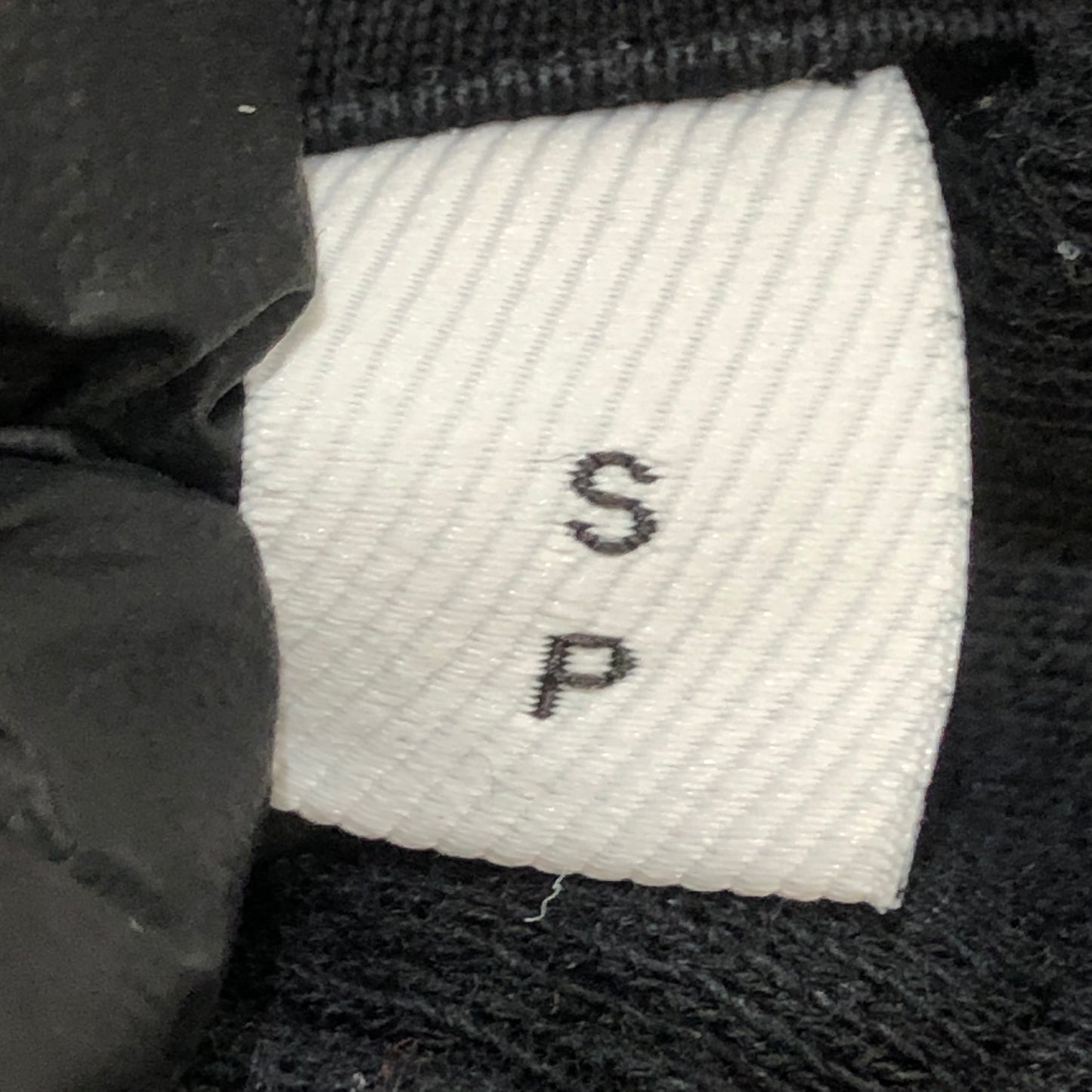 Burberry Black Full‑Zip Hoodie Logo Tape Sweatshirt Size S