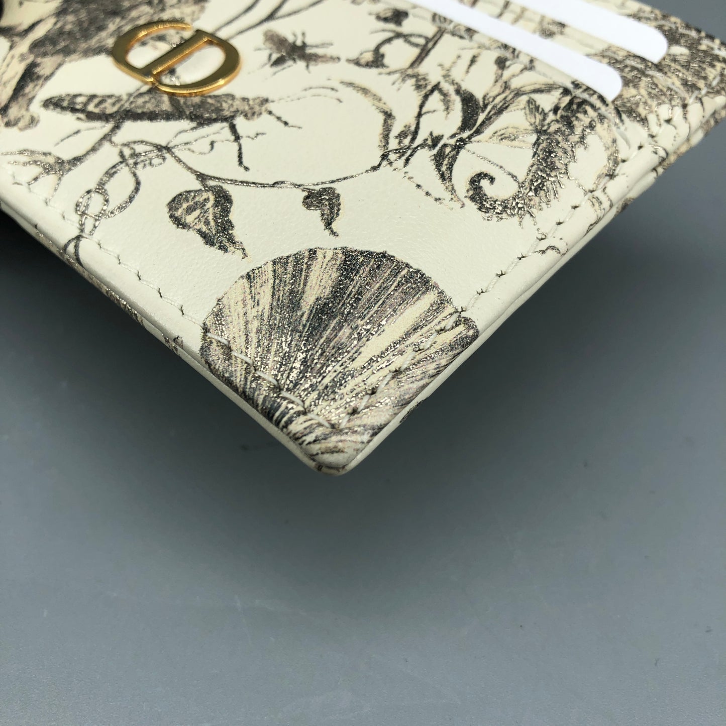 Christian Dior Card Holder Cream Toile de Jouy