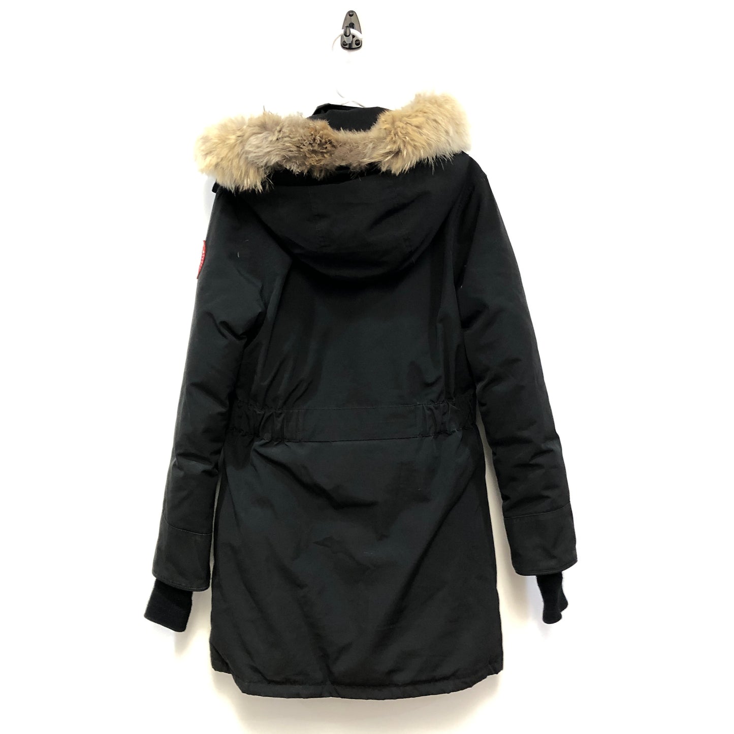 Canada Goose Black Mid-Length Fur Hood Parka Size S