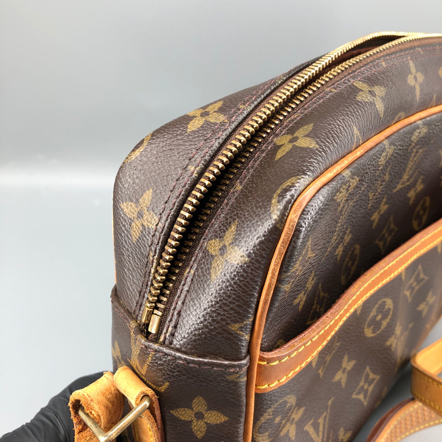 Louis Vuitton Monogram Trocadero Crossbody Bag brown