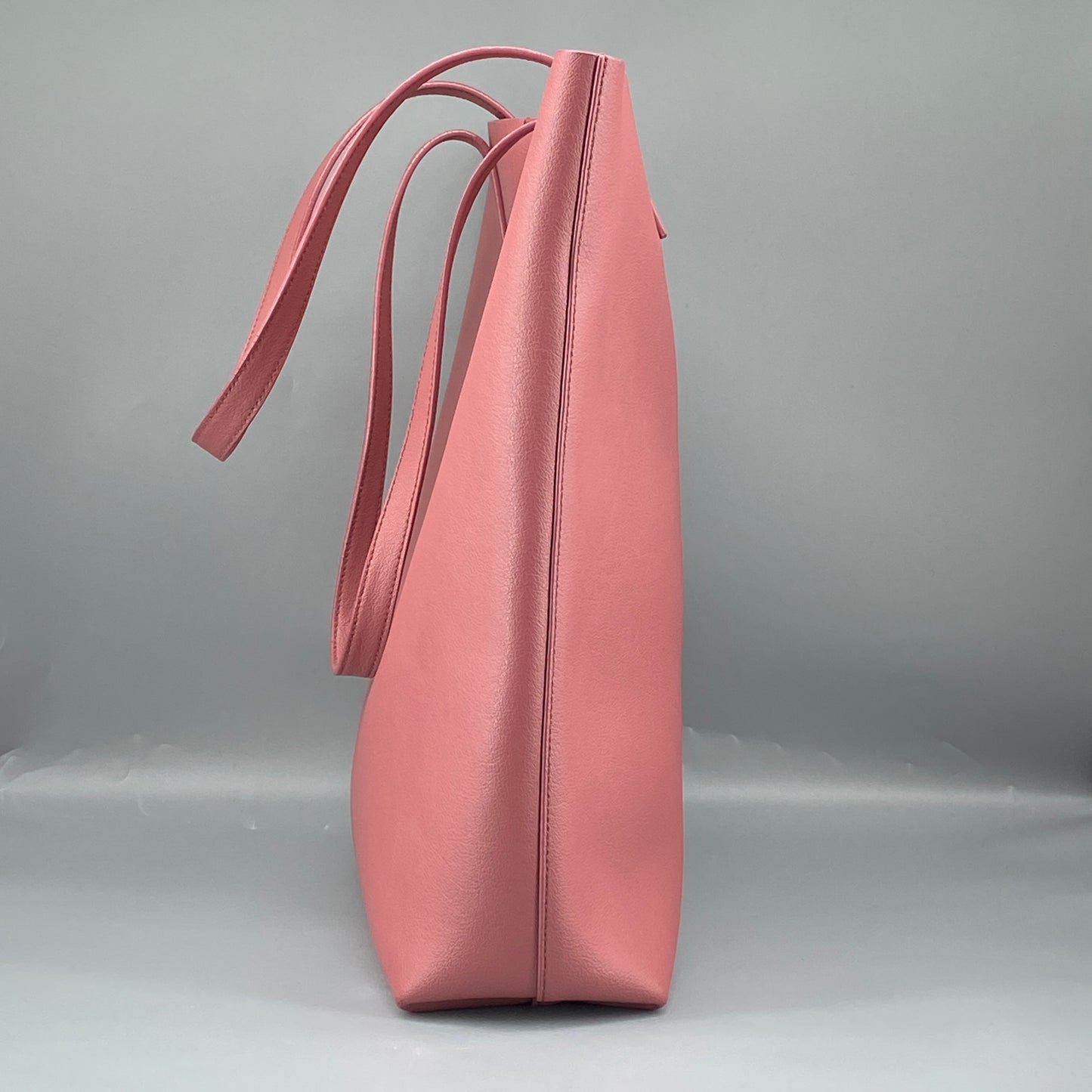 Saint Laurent Pink Calfskin Leather Shopping Tote Bag