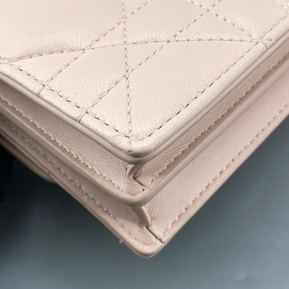Christian Dior Miss Caro Mini Bag Powder Pink Lambskin