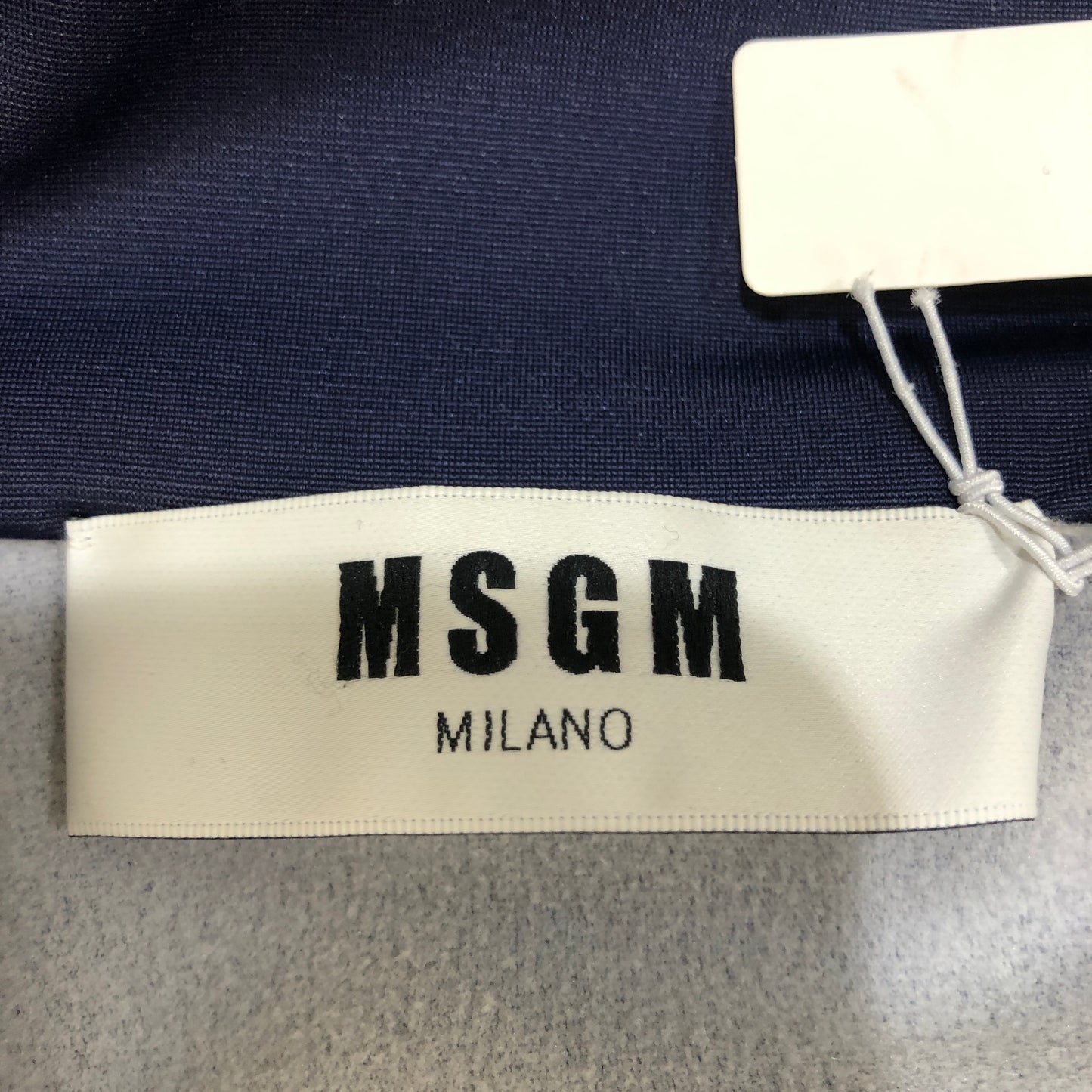 MSGM Navy Blue Colorblock Track Jacket & Pants Set