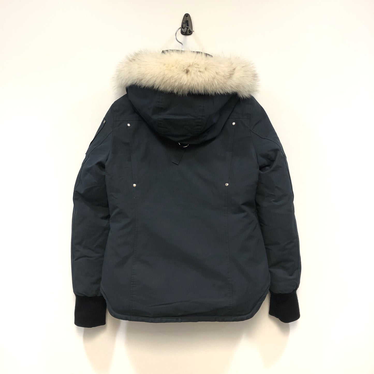 Moose Knuckles Navy Blue Parka Jacket Size M