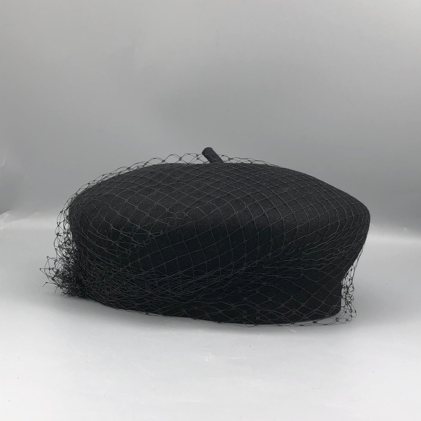 Christian Dior Black Beret Hat 57cm