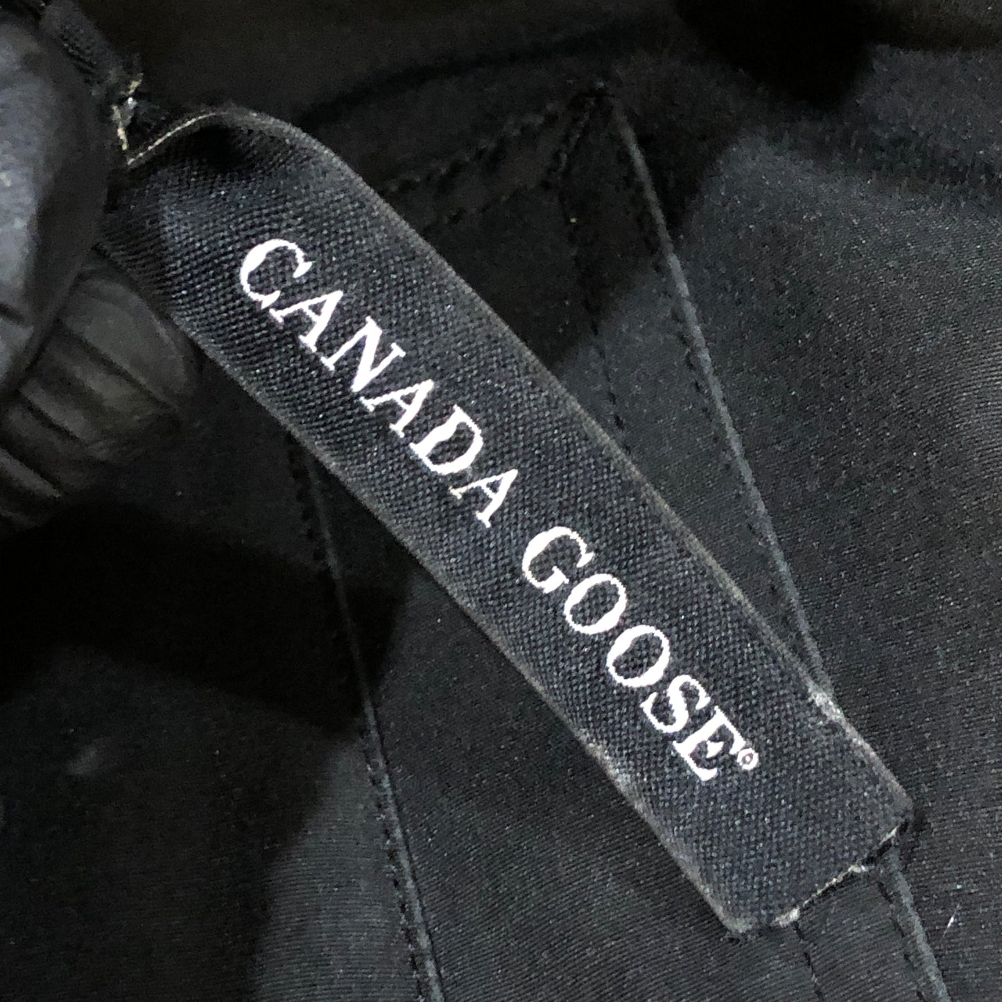Canada Goose Black Mid-Length Fur Hood Parka Size S
