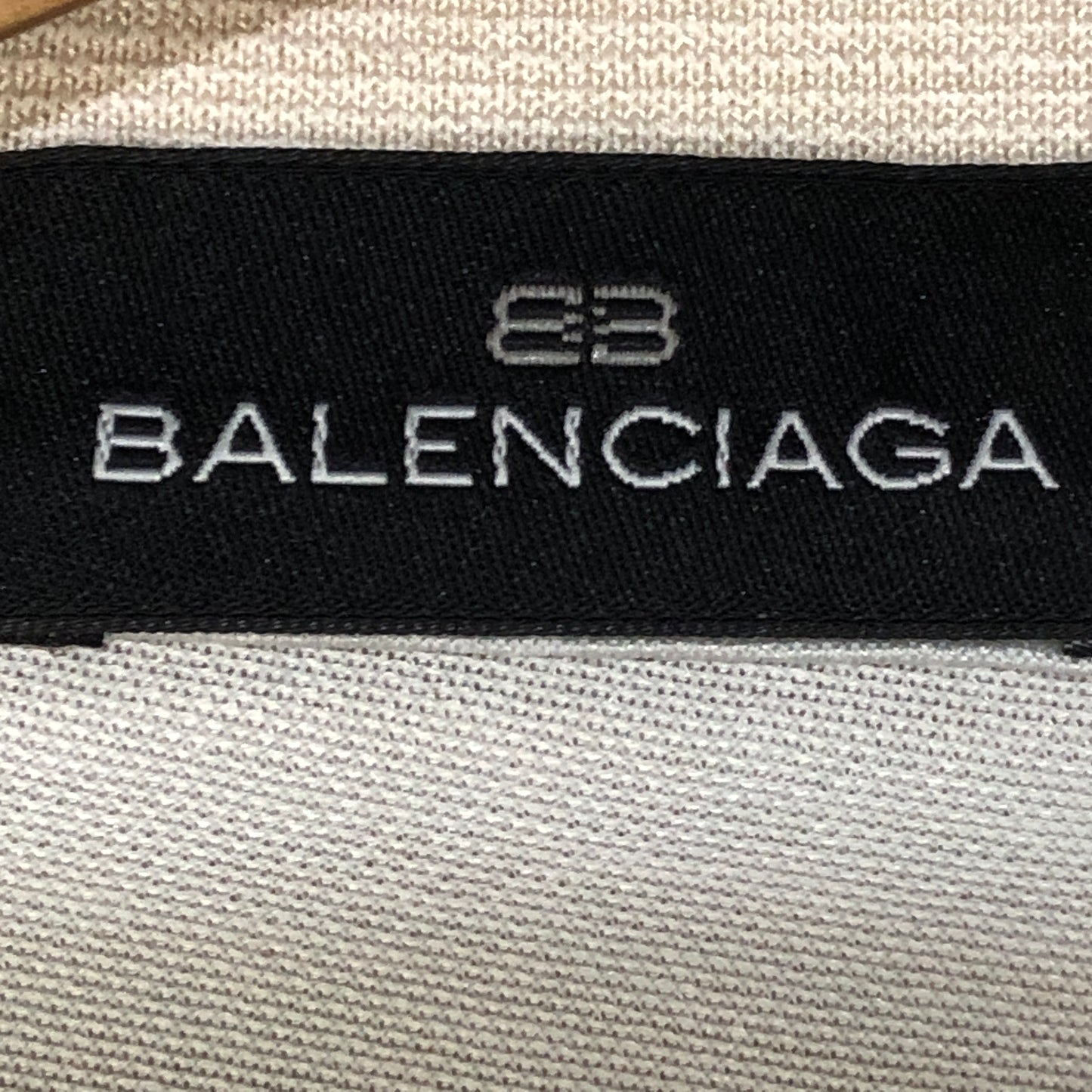 Balenciaga Mist Blue Jacquard Short Sleeve Shirt US Size 6