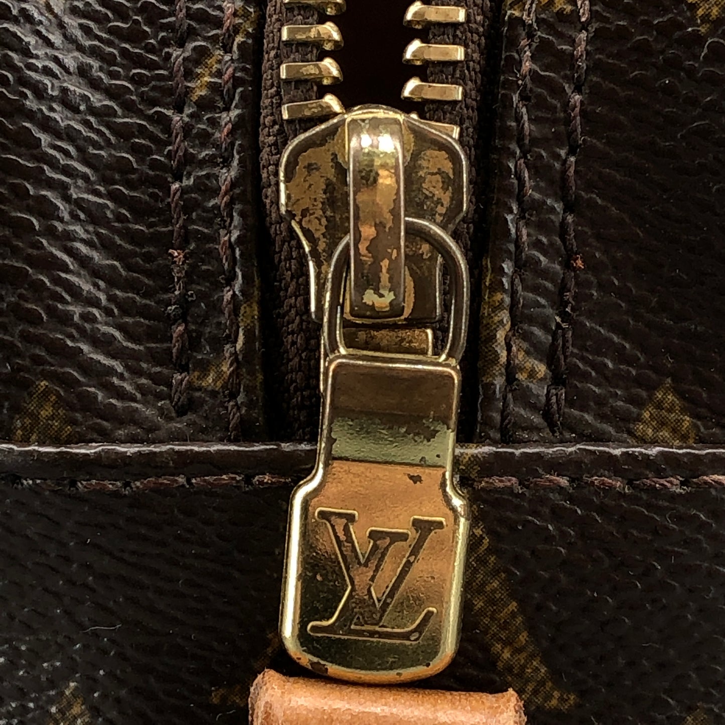Louis Vuitton Trocadero 27 Monogram Canvas Shoulder Bag Brown