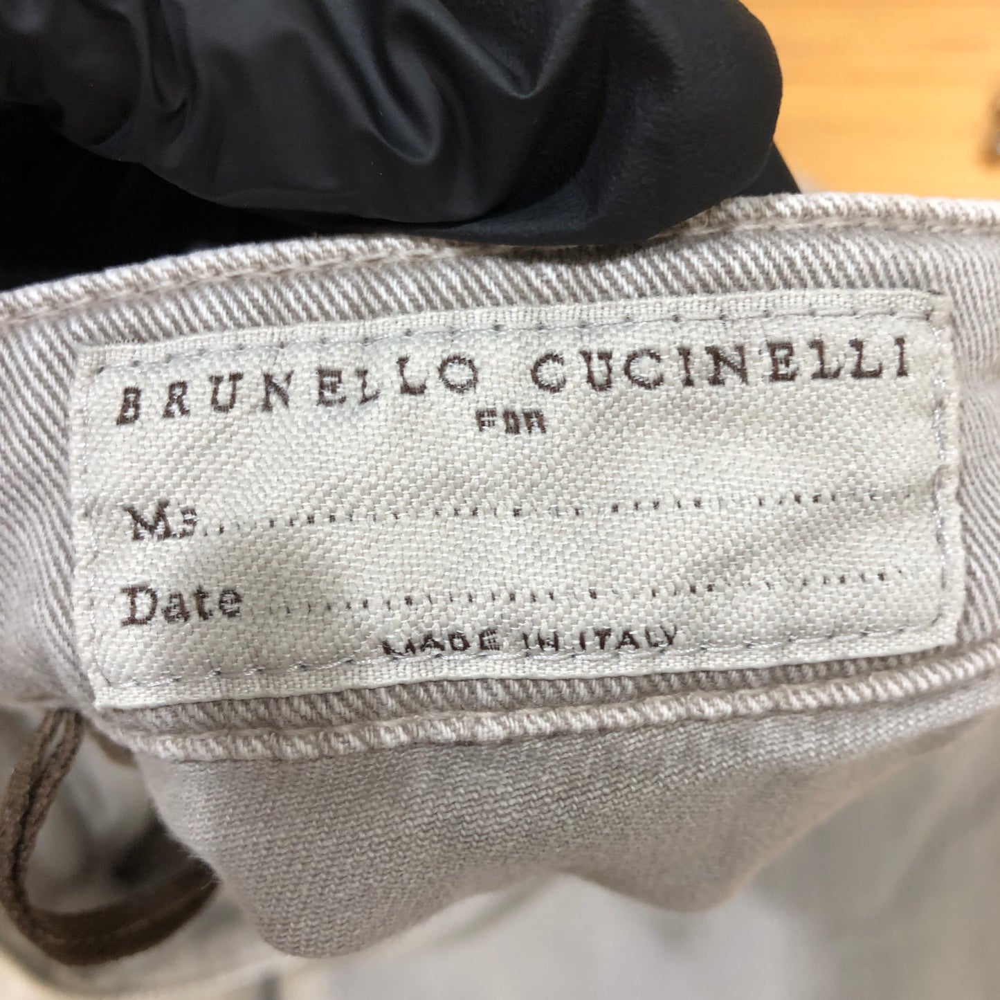 Brunello Cucinelli Grey Straight-Leg Cotton Pants Size 38