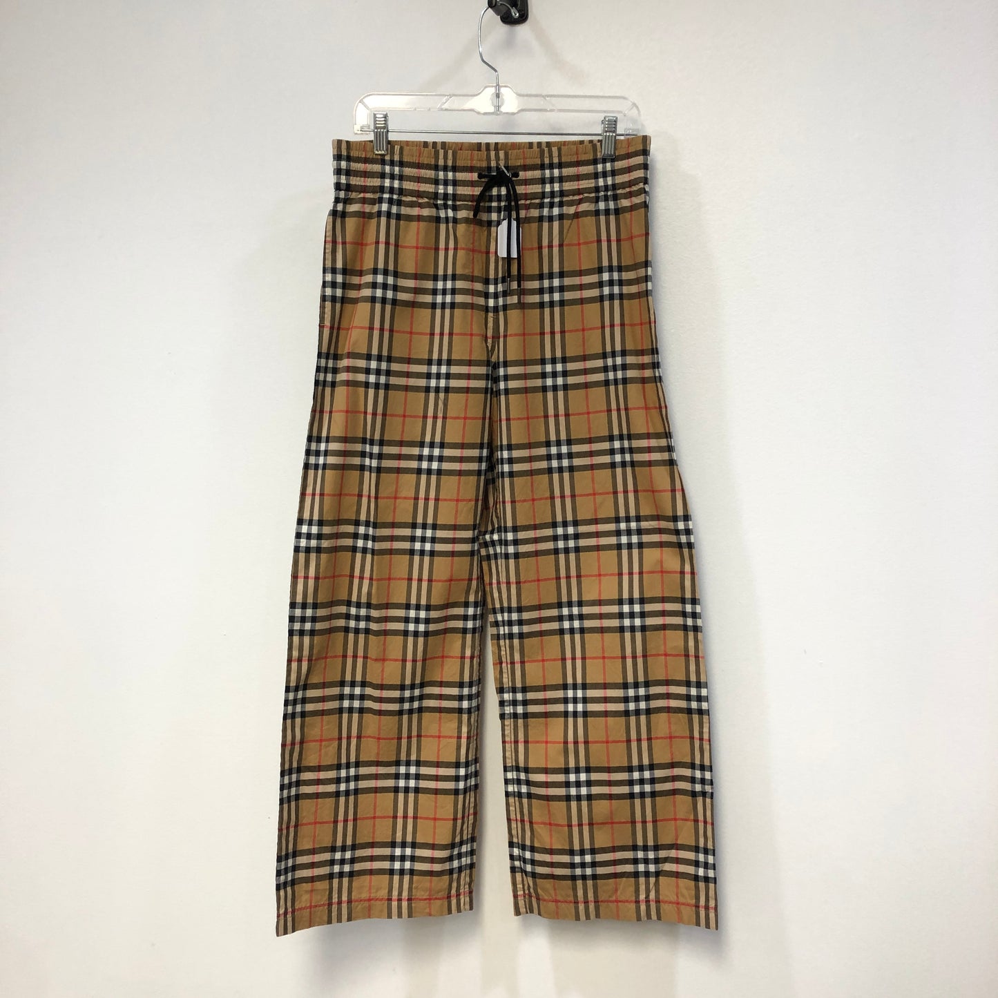 Burberry Classic Nova Check Straight Leg Trousers Size US6