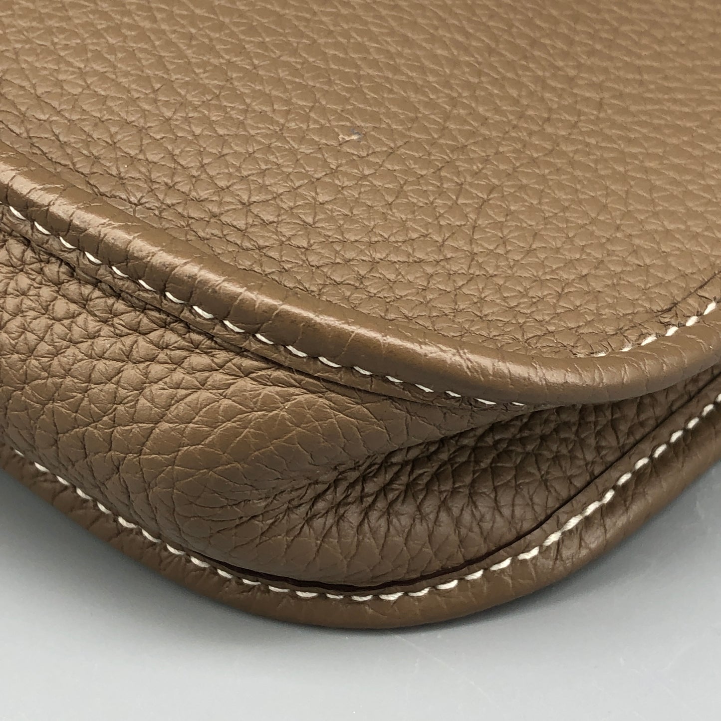 Hermes Mini Evelyne Bag 2021 Etoupe Color
