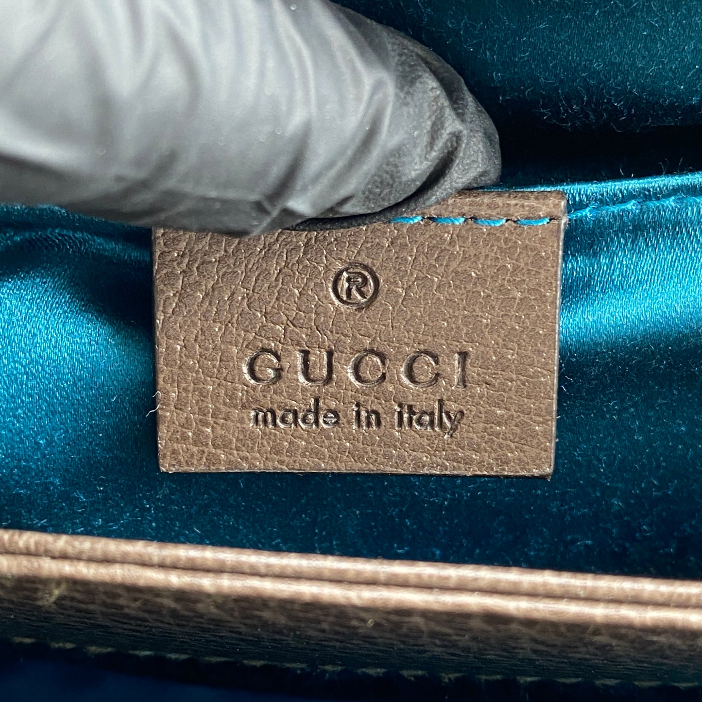 Gucci Ophidia Medium Shoulder Bag GG Supreme Web Stripe