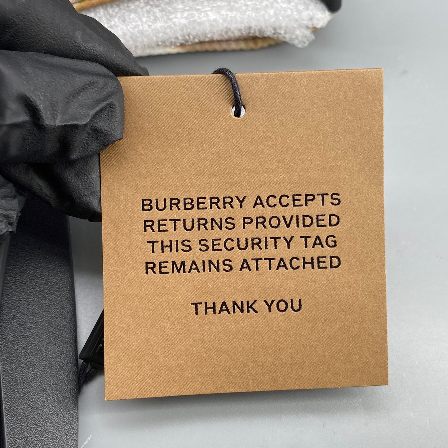 Burberry Tan Deer Print Canvas Tote Bag