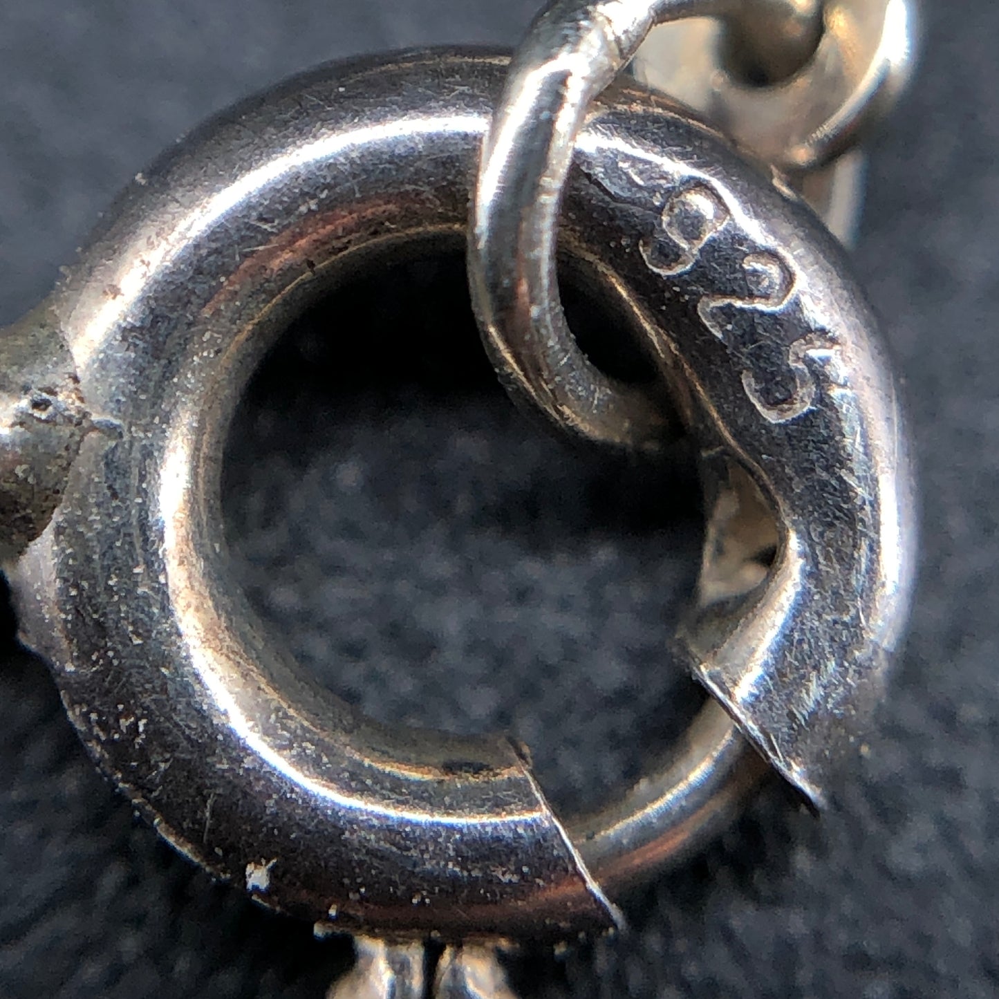Tiffany & Co. 925 Silver Elsa Peretti Open Heart Pendant Necklace