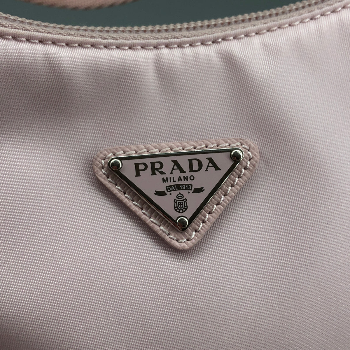 Prada Blush Pink Re‑Nylon Hobo Shoulder Bag