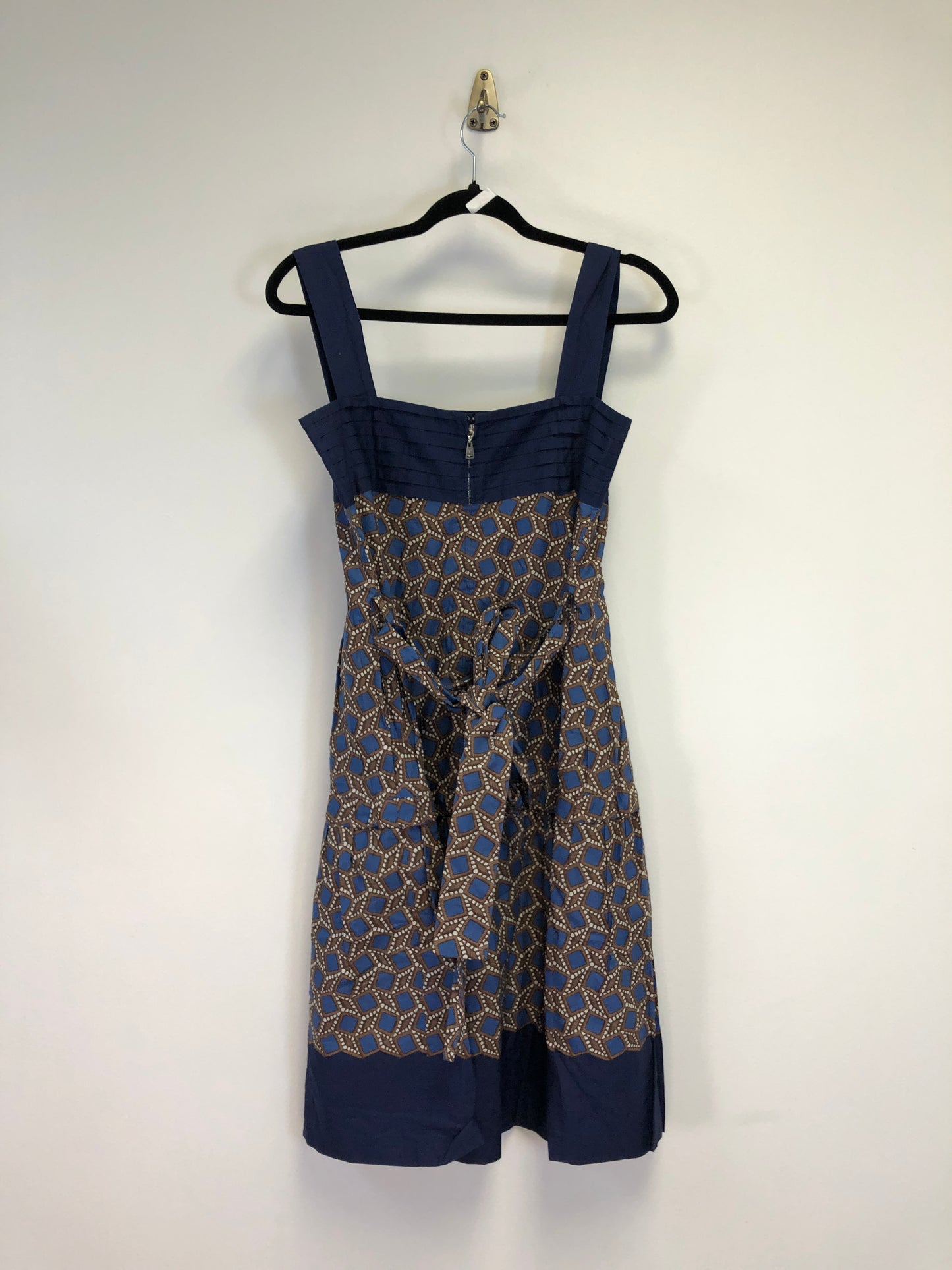 Louis Vuitton Jacquard Midi Dress – Blue (P2P 17 in)