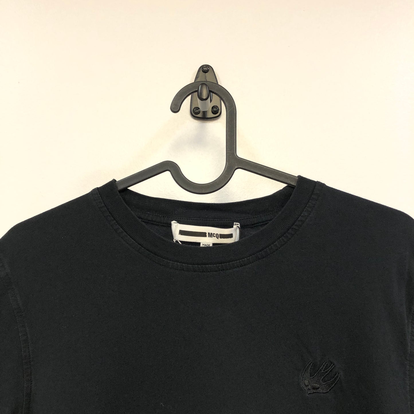 Alexander McQueen Black Embroidered Skull Short Sleeve T-Shirt Size M