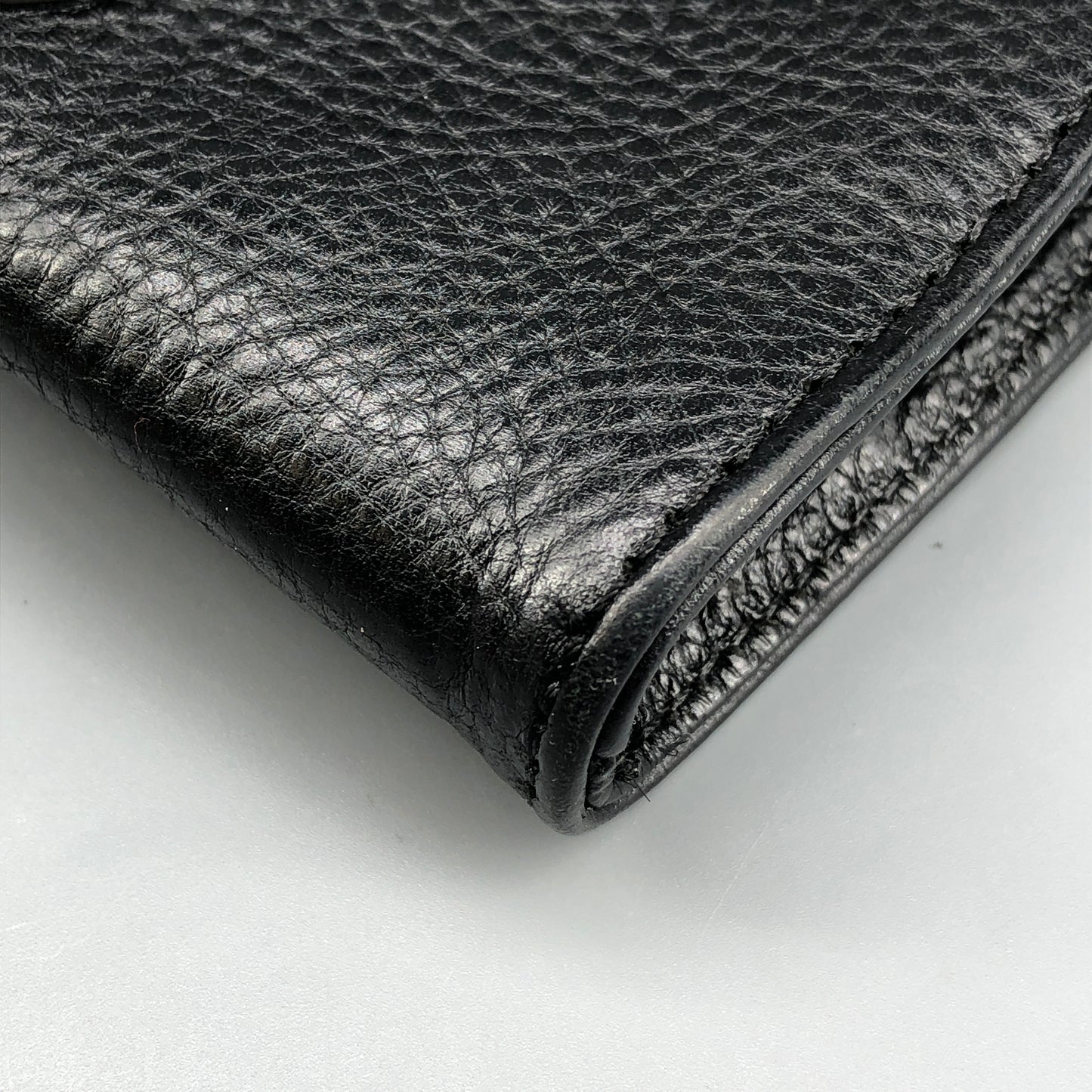 Chrome Hearts Cross Logo Leather Crossbody Bag Black