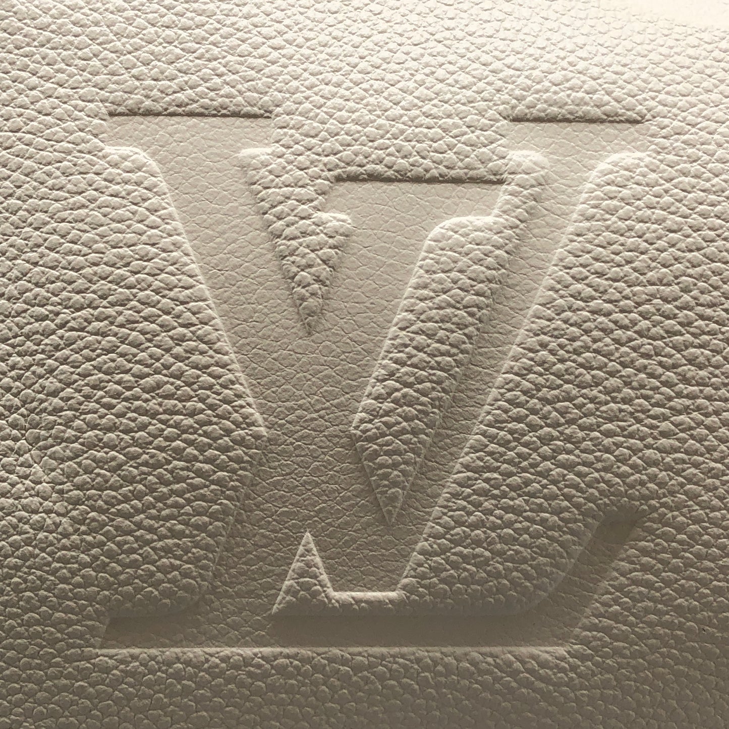 Louis Vuitton Carryall PM Monogram Empreinte Shoulder Bag Cream