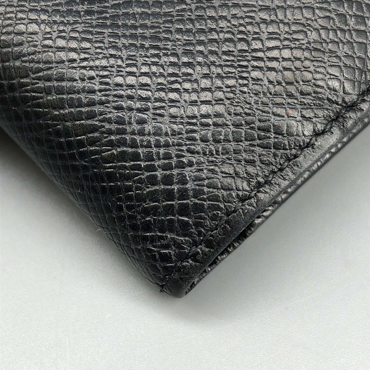 Louis Vuitton Taiga Leather Bifold Wallet Black