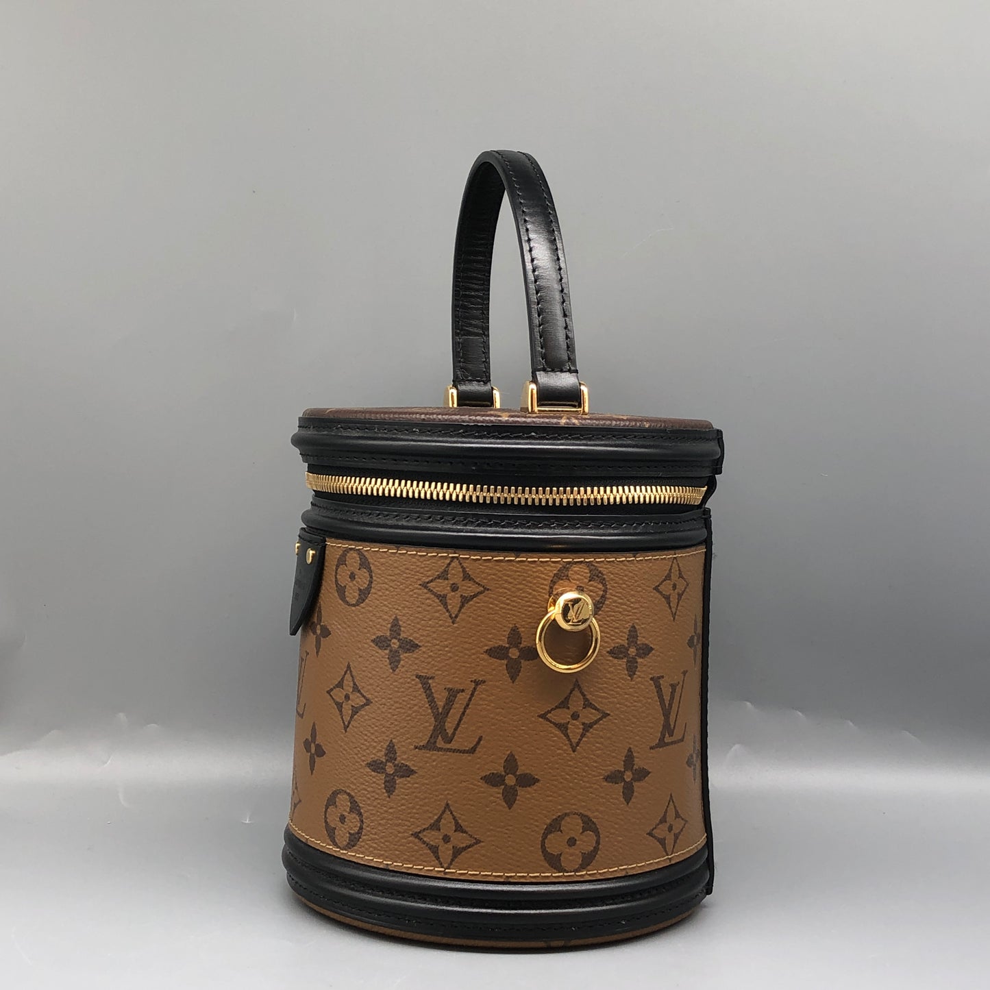 Louis Vuitton Cannes Monogram Canvas Bucket Bag Brown