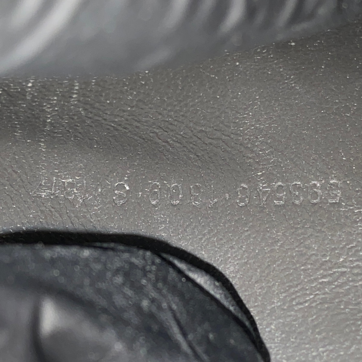 Balenciaga Dark Grey Croc Embossed Leather Hourglass Bag