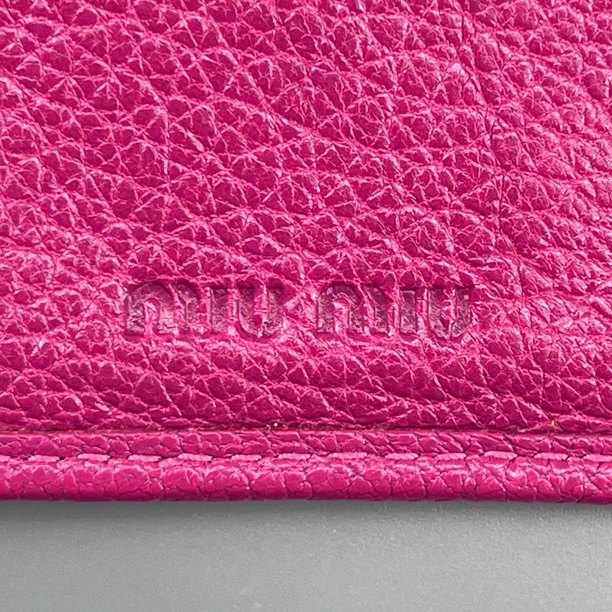Miu Miu Hot Pink Long Wallet