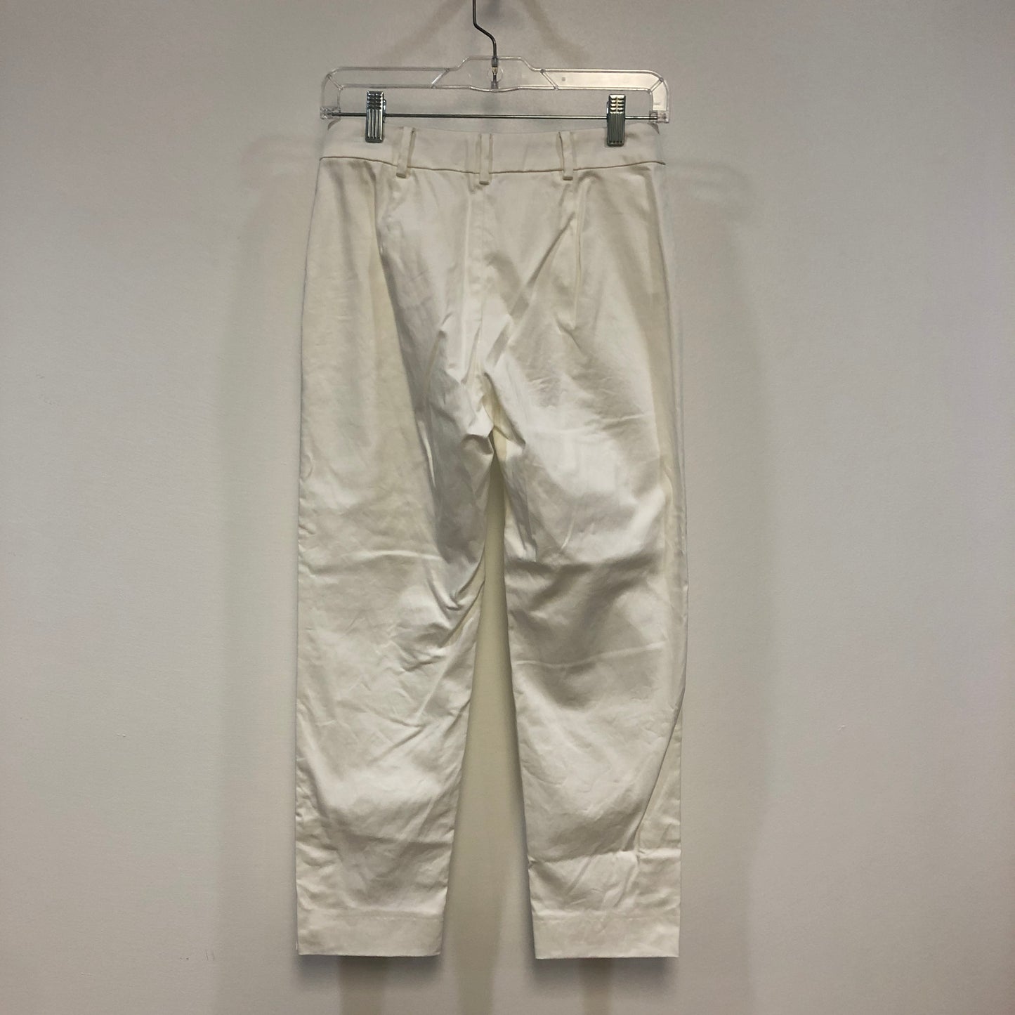 Max Mara White Cropped Trousers Size US 4