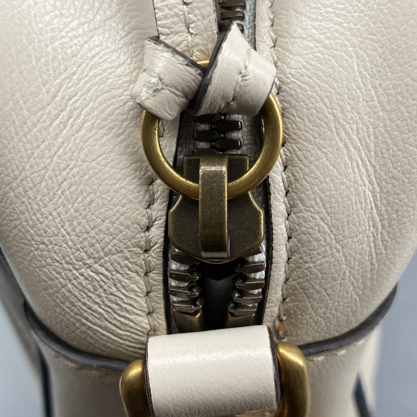 Gucci GG Marmont Chain Shoulder Bag Mystic White Blue Agata