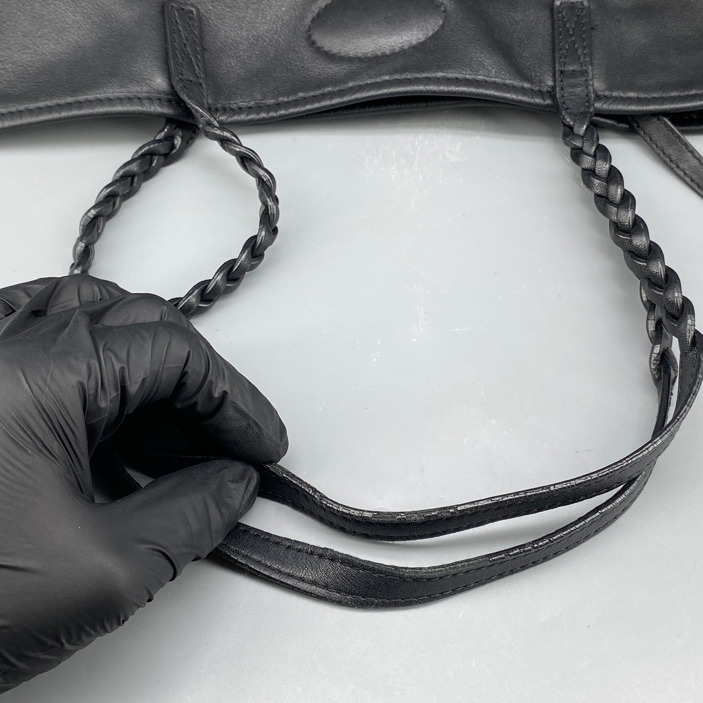 Mulberry Black Leather Tote Shoulder Bag