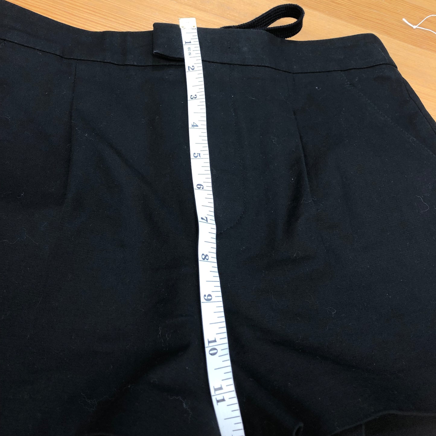 Valentino Black Back Lace-Up Detail Shorts