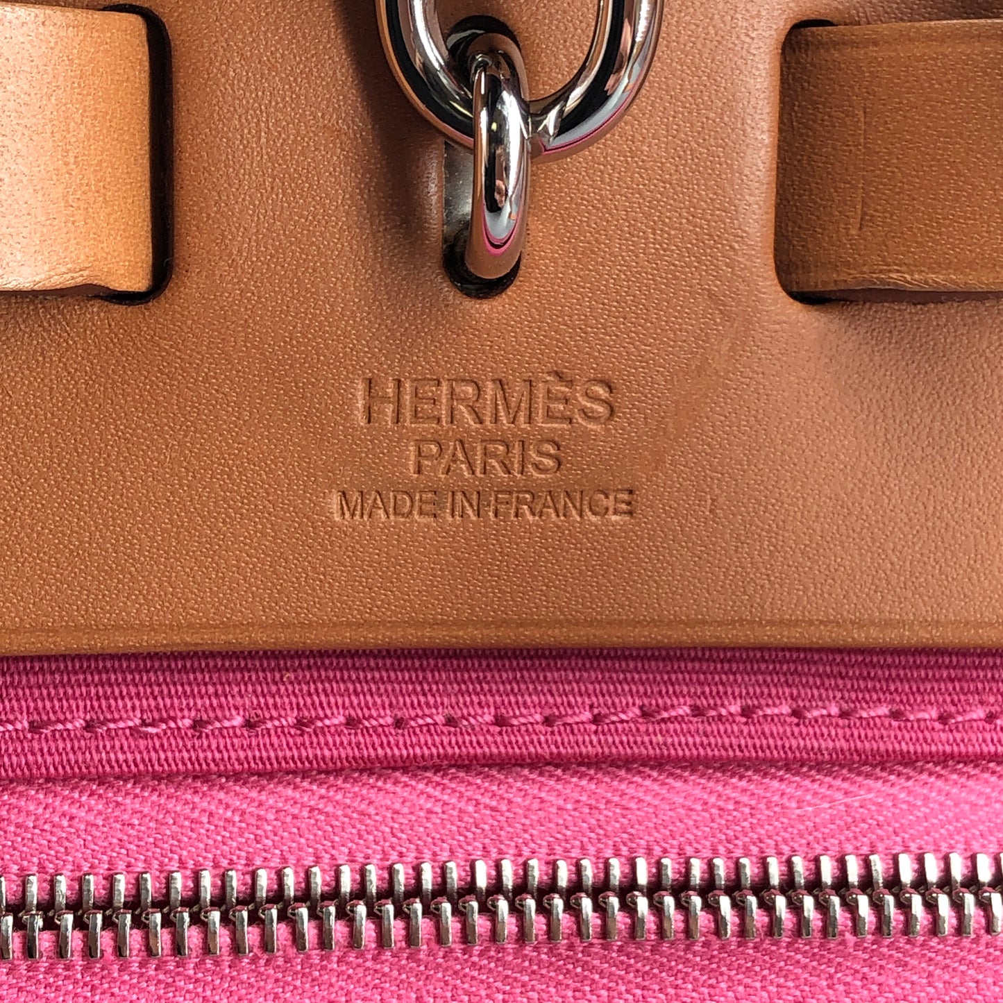 Hermes 2011 Pink Canvas Herbag 31  Shoulder Bag