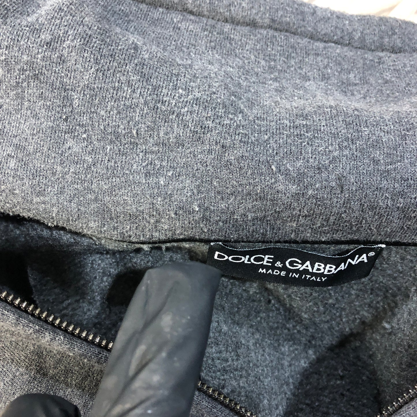 Dolce & Gabbana Grey Quarter Zip Sweatshirt Size 44