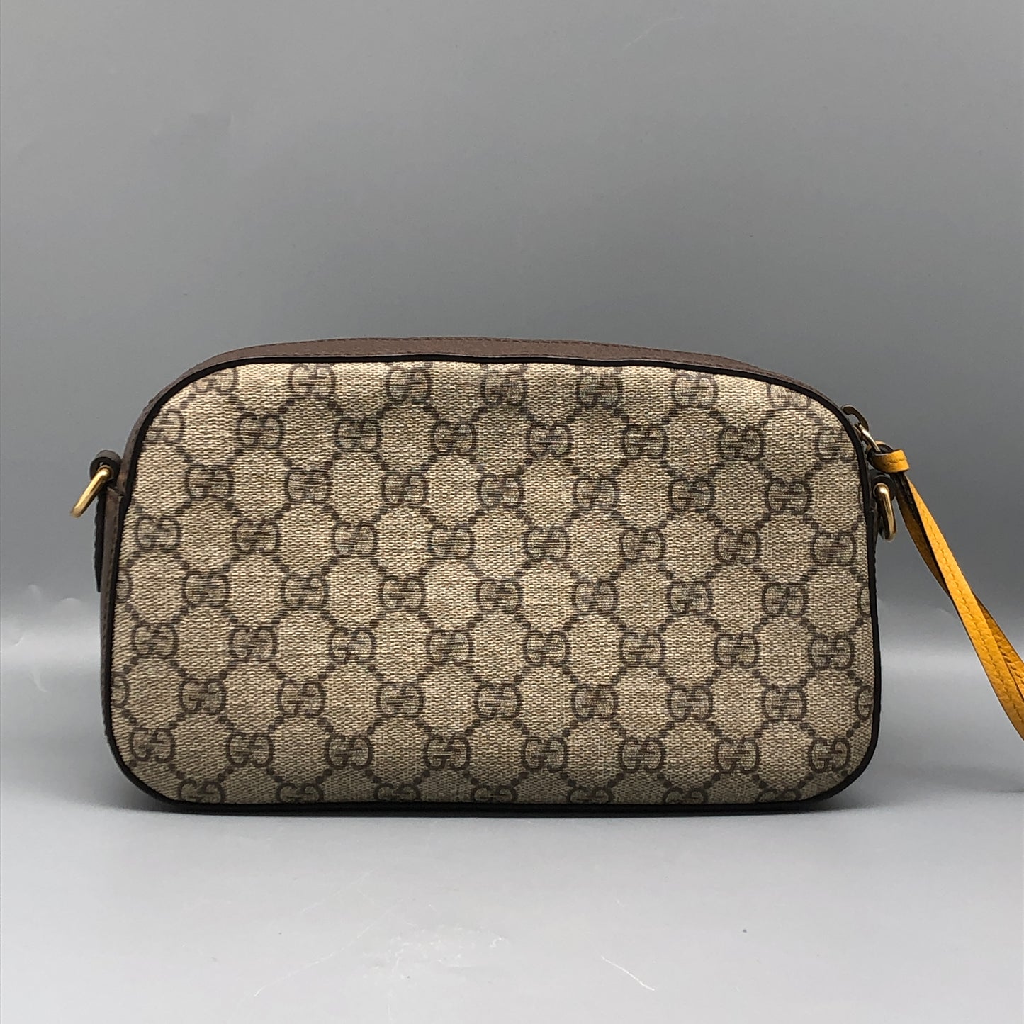 Gucci Beige/Brown GG Supreme Canvas Camera Bag