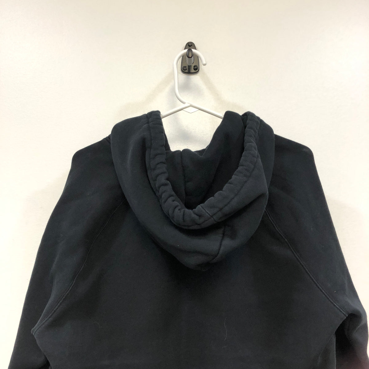 Burberry Black Logo Print Hooded Sweatshirt Size M
